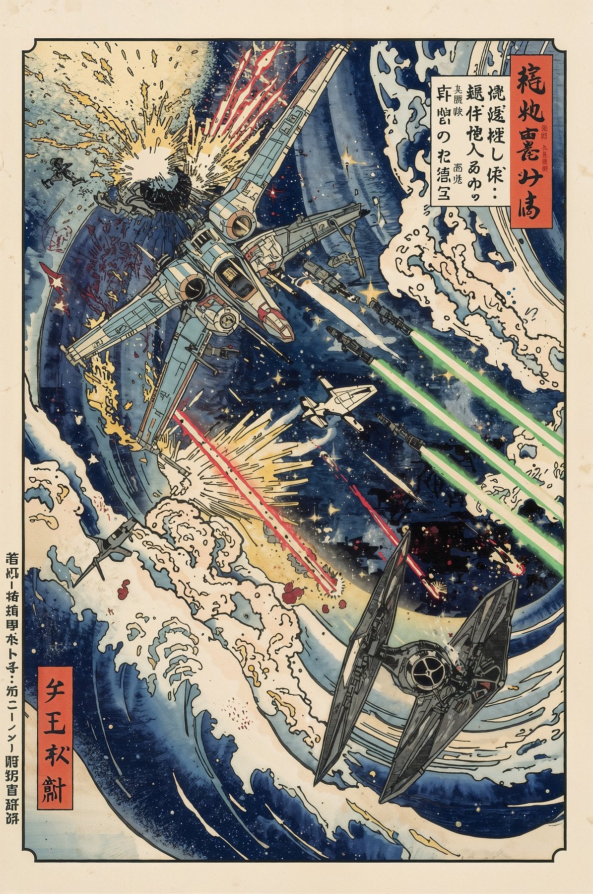 Sato Hageshi - Great Starfighter Wave - Signed and Numbered 3/10