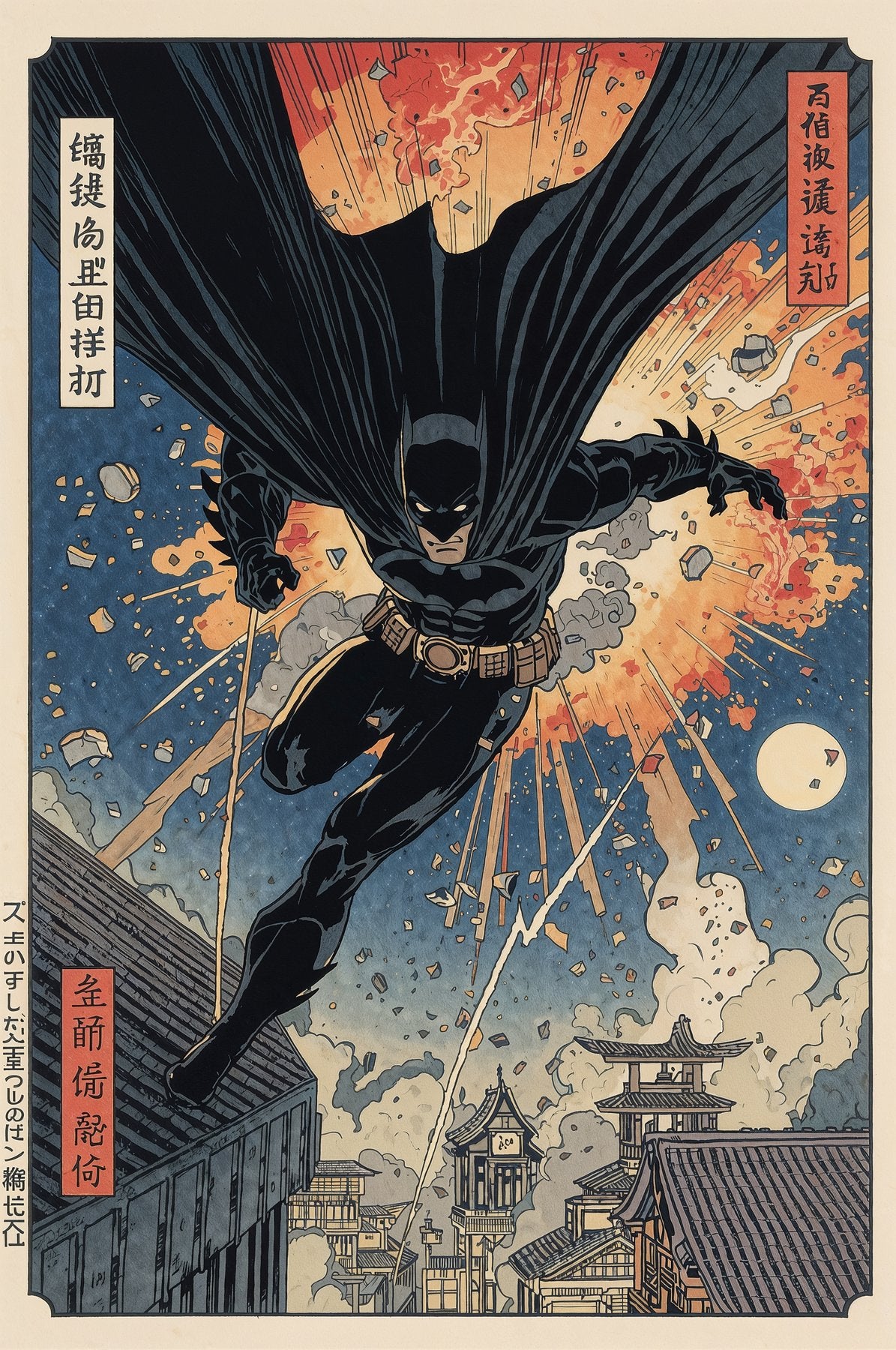 Sato Hageshi - Flames of Justice - Signed and numbered 1/10