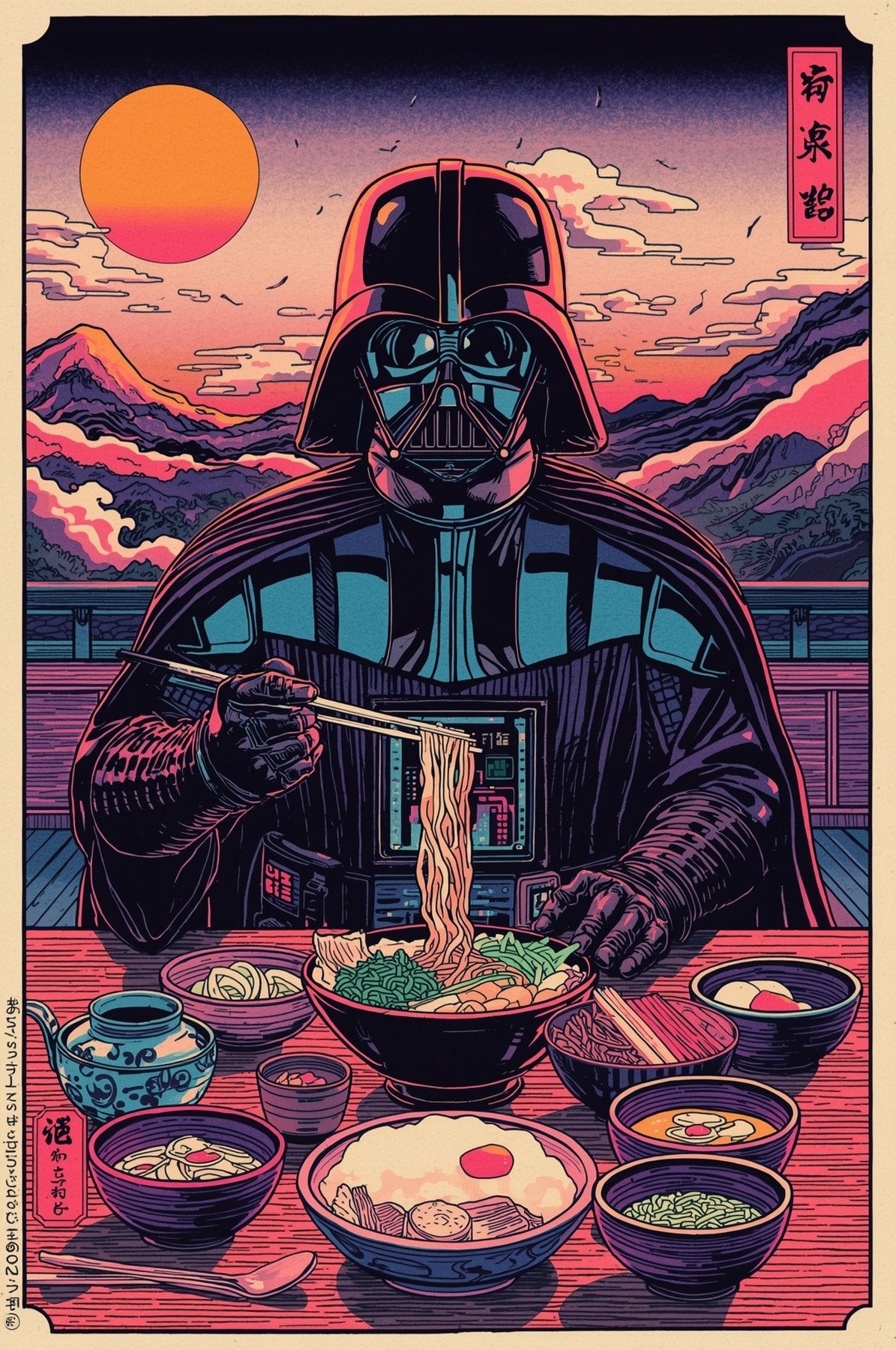 Sato Hageshi – The Force of Flavor – Darth Vader – Signed and Numbered 8/10