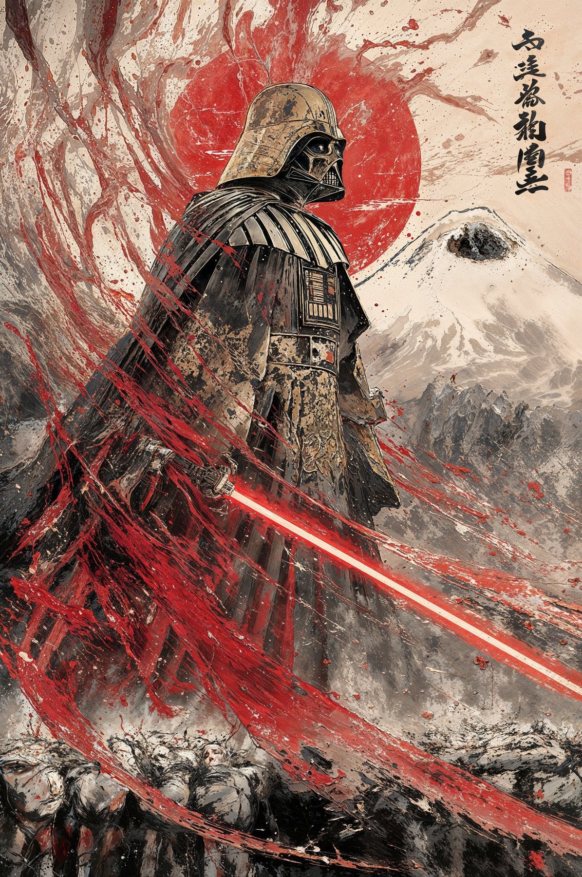 Sato Hageshi – Poetry of a Warlord – Darth Vader Propaganda – Signed and Numbered 2/10