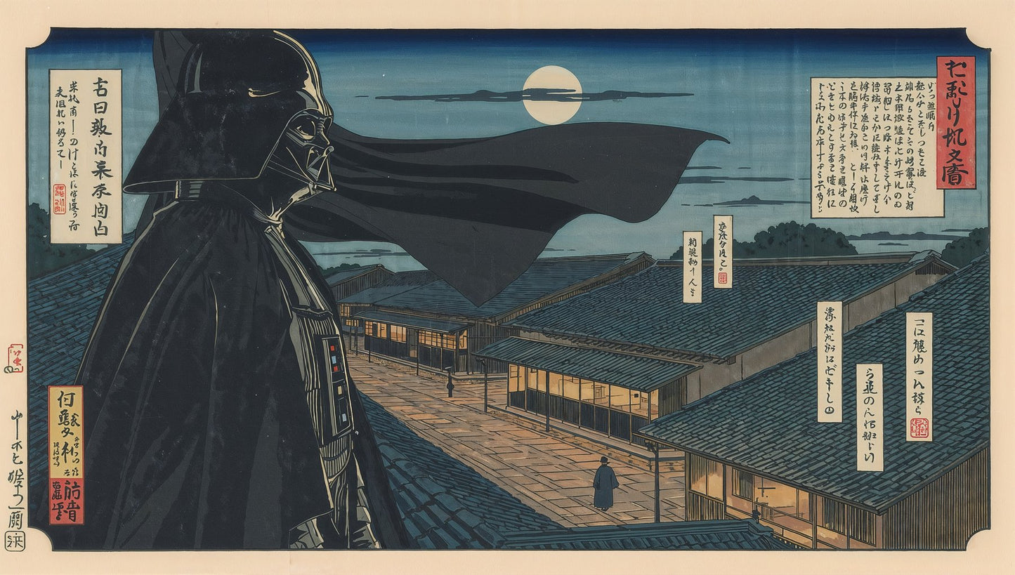 Sato Hageshi - Sith Lord in the Old Town - Signed and numbered 3/10