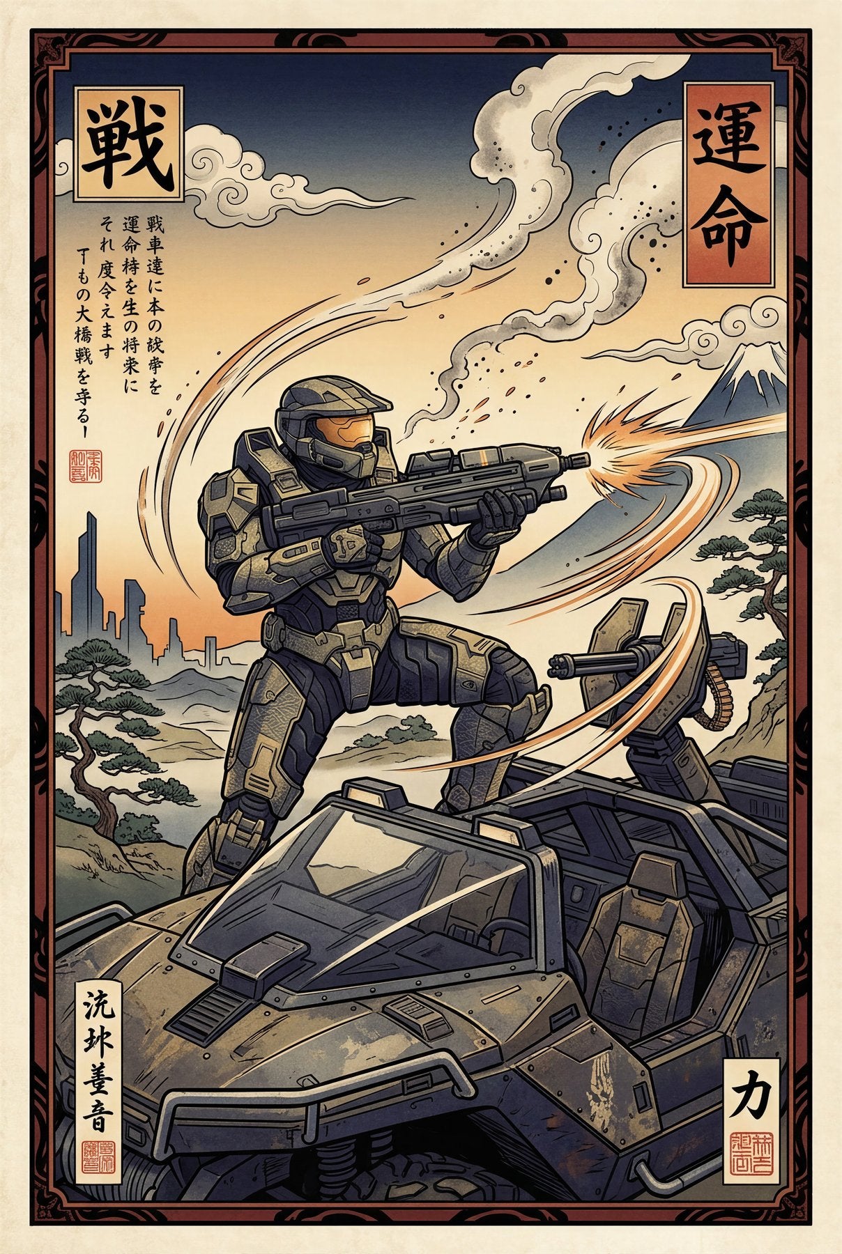 Sato Hageshi - Battle Horizon - Halo – Signed and Numbered 8/10