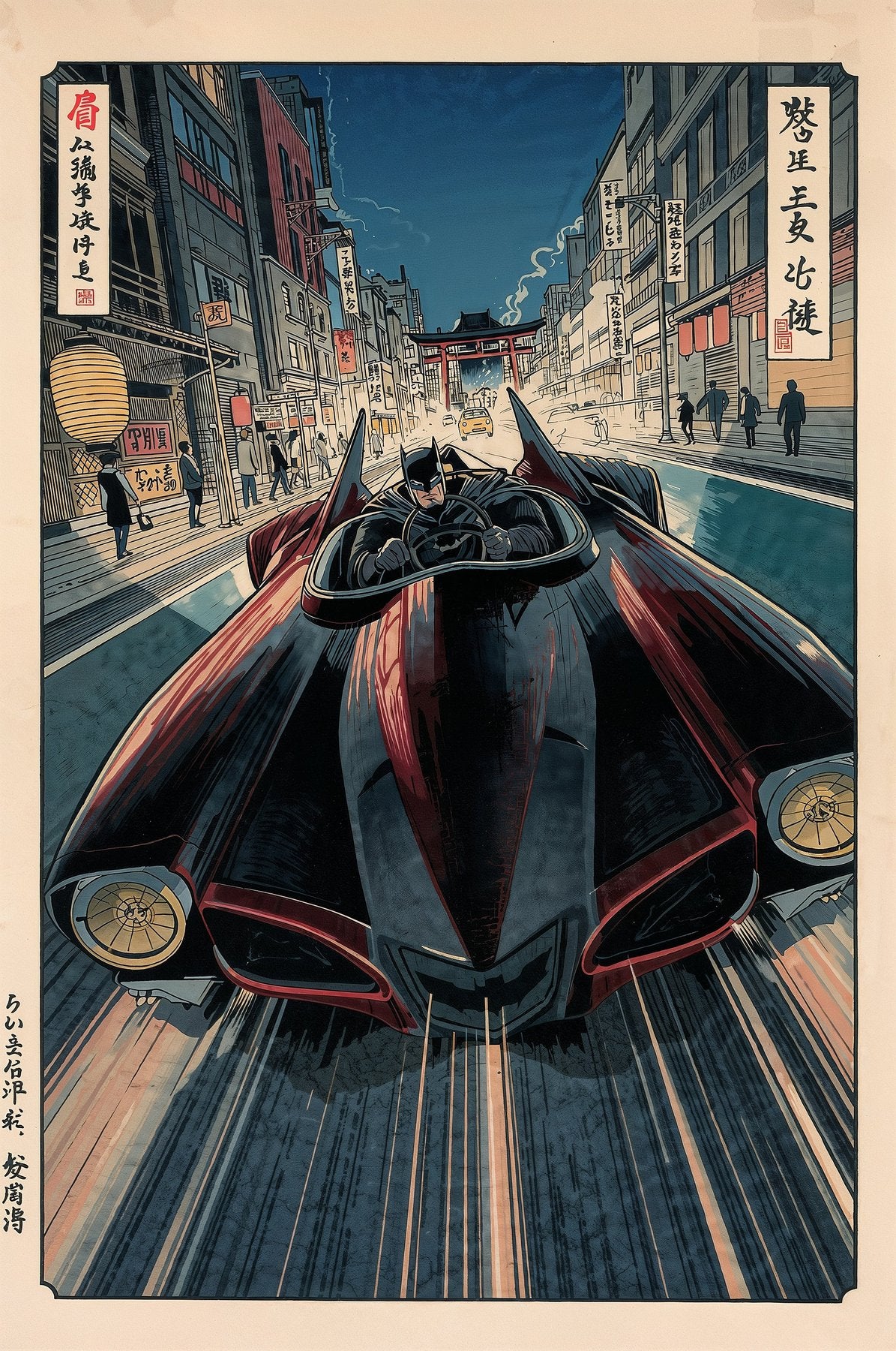 Sato Hageshi - The Night Rider - Signed and numbered 4/10