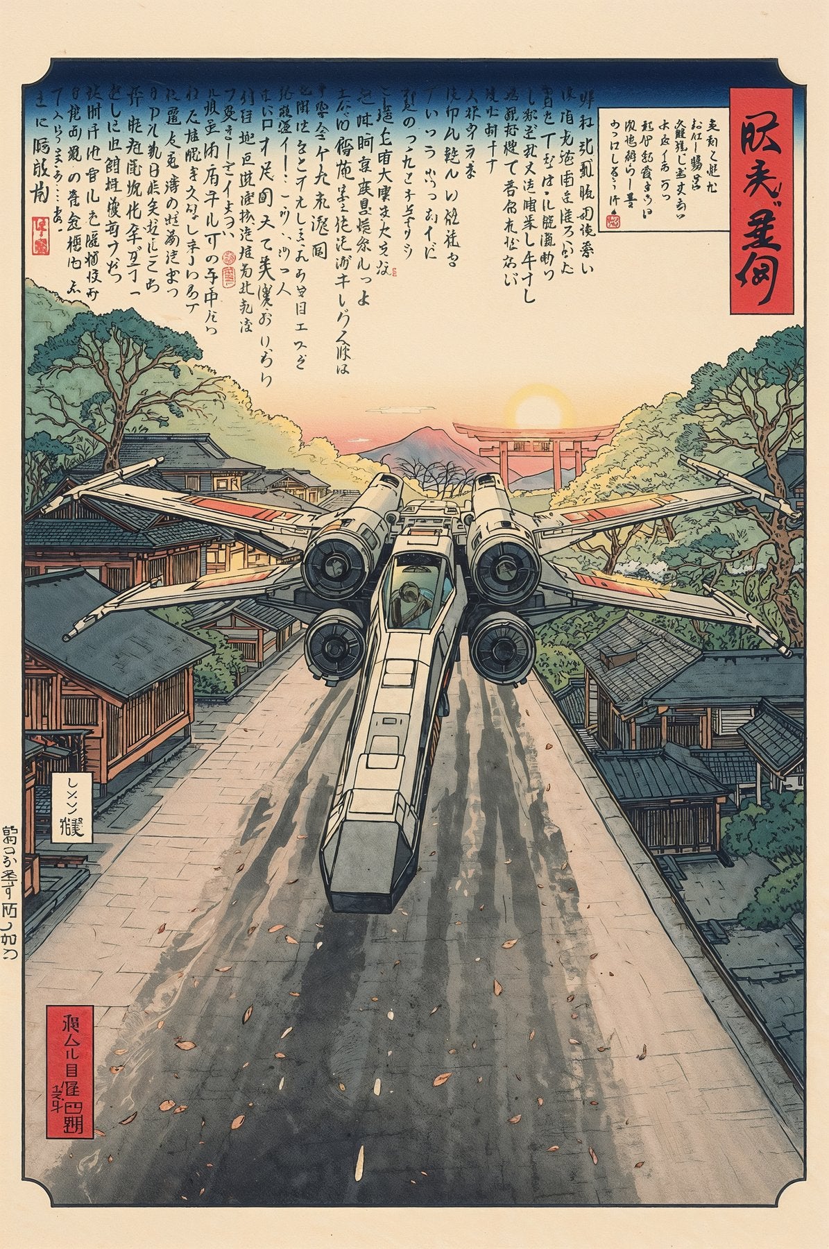 Sato Hageshi - Above the Sacred Road - Signed and numbered 3/10