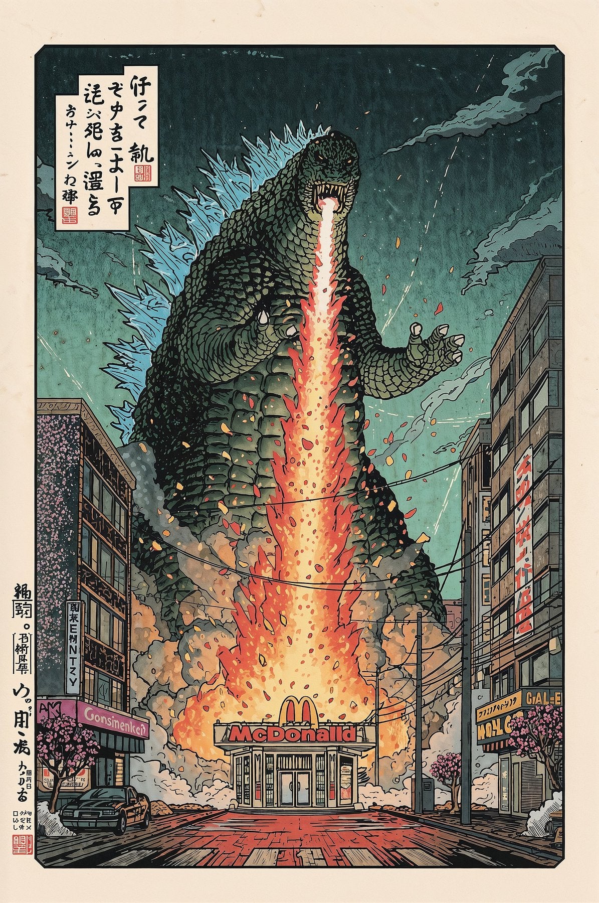 Sato Hageshi - City Titan - Signed and numbered 7/10