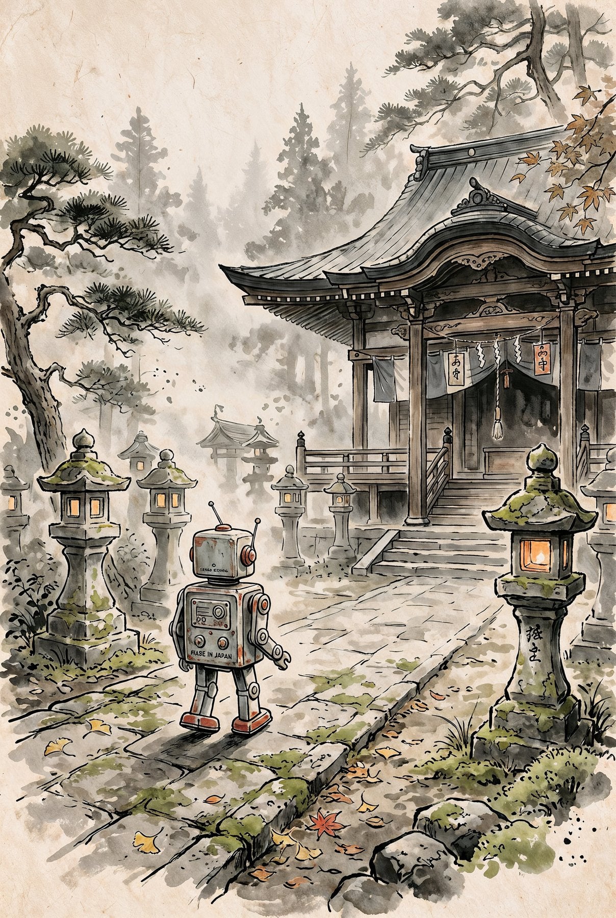 Sato Hageshi - Mechanical Spirit - Tin Toys - Signed and Numbered 1/10