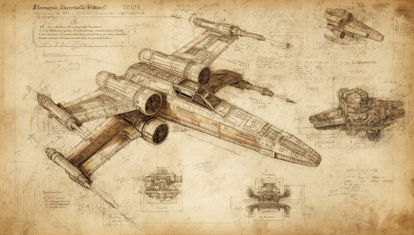 Soniku – X-Wing Codex – Pop Art – Signed and Numbered 1/10