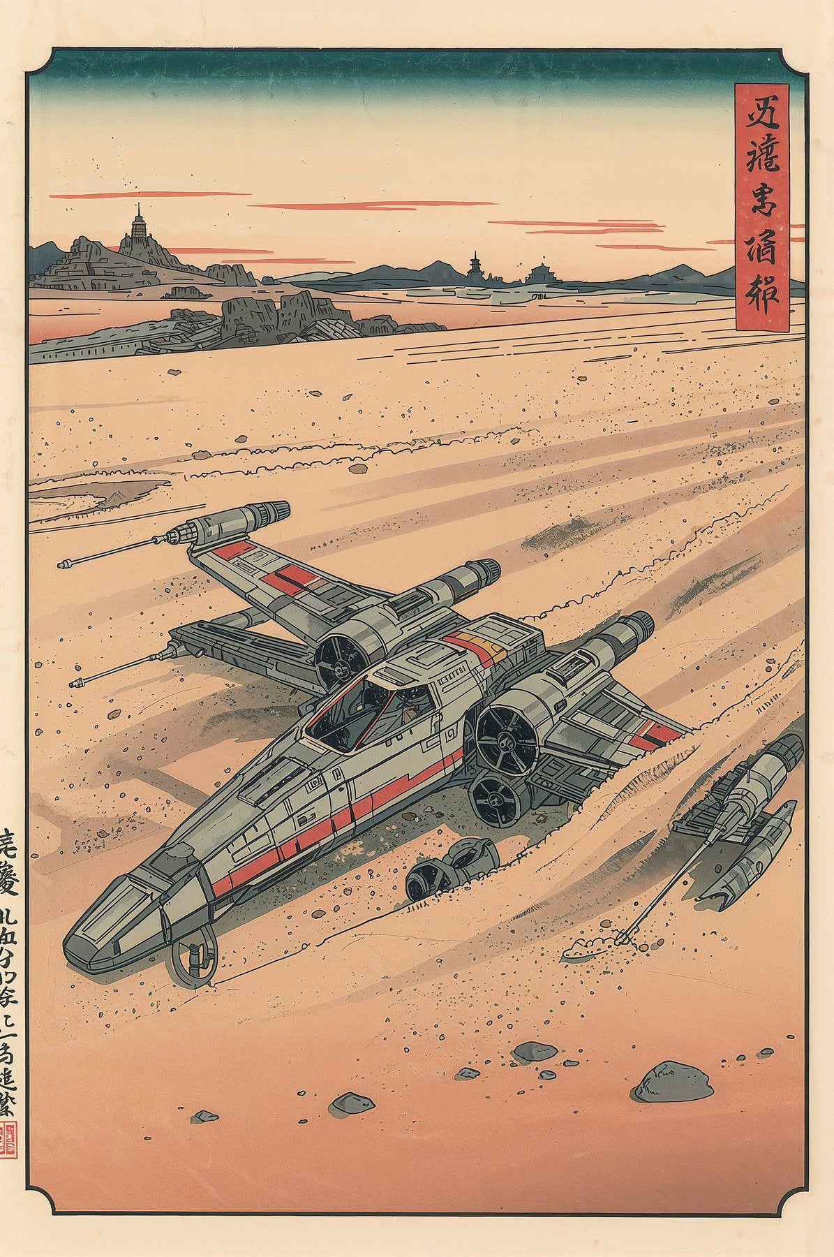 Sato Hageshi - Rebel in Desert - Signed and numbered 4/10