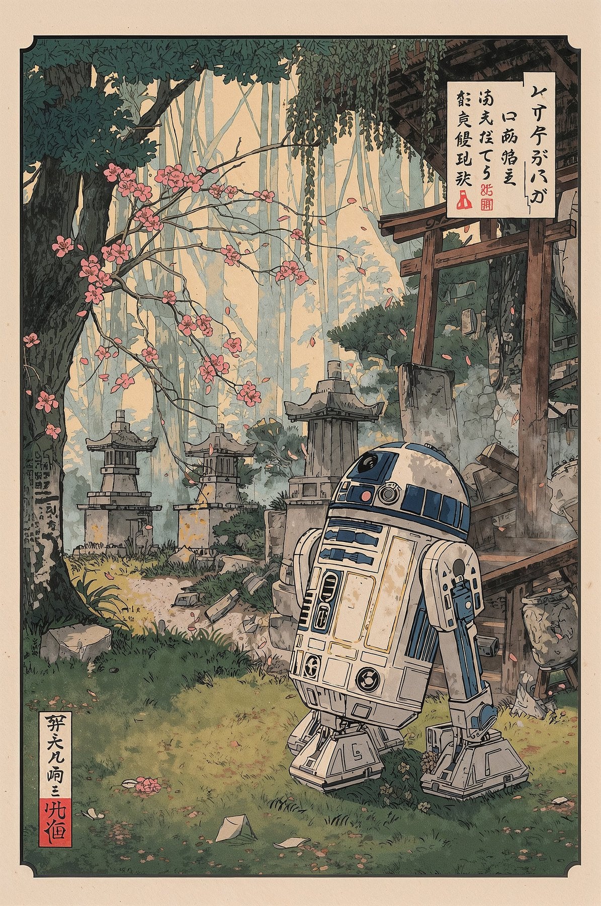 Sato Hageshi - The Droid’s Quiet Journey - Signed and numbered 3/10