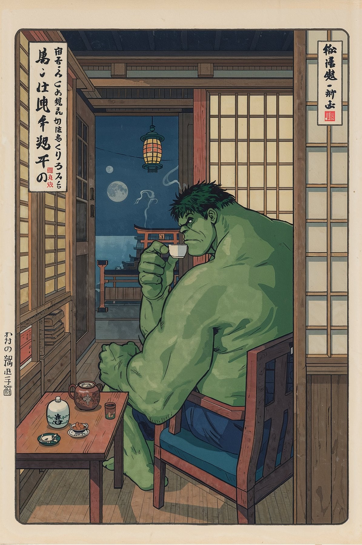 Sato Hageshi - Calm After Rage - Signed and numbered 1/10