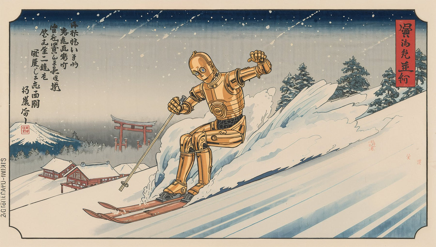 Sato Hageshi - Winter Descent - Signed and numbered 2/10