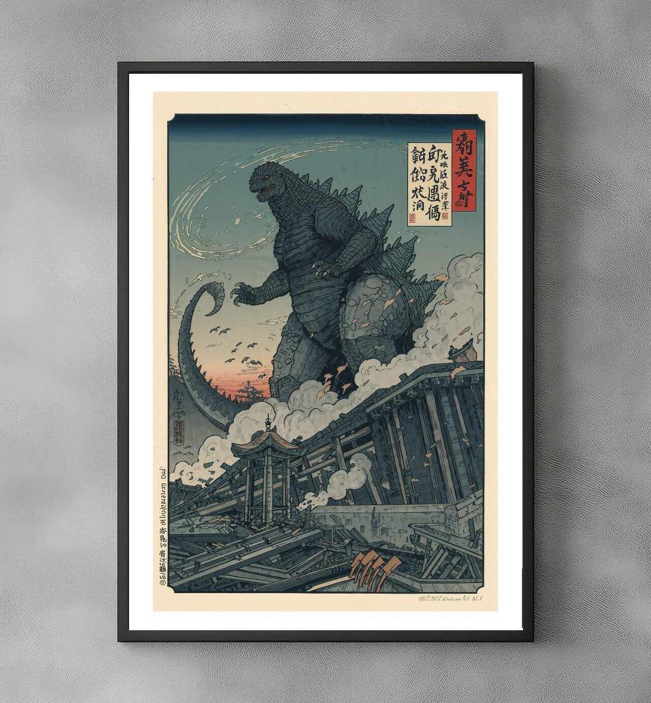 Sato Hageshi - Colossus at Dusk - Signed and Numbered 3/10