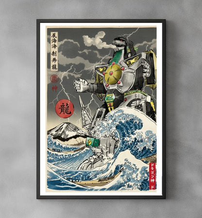 Sato Hageshi - Rise of the Dragonzord - Signed and numbered 2/10