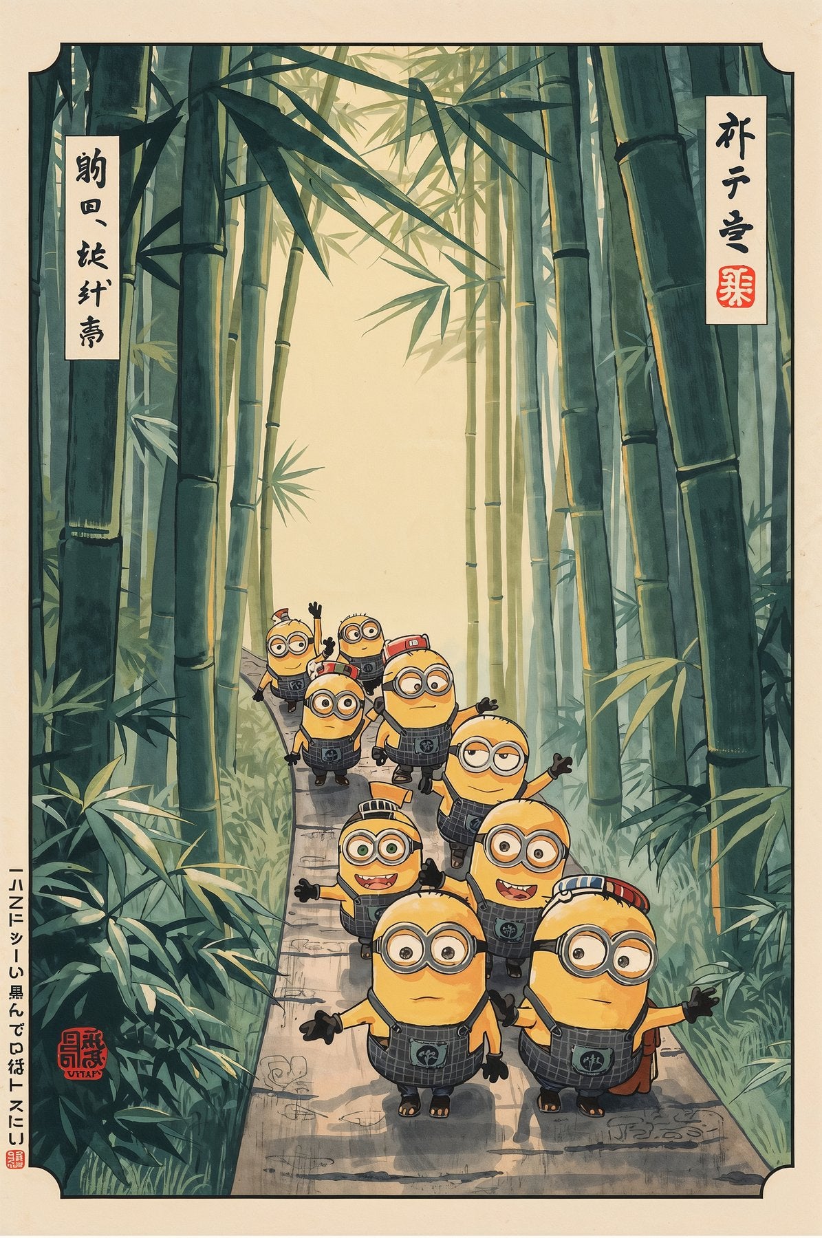 Sato Hageshi - Bamboo Adventure - Signed and numbered 2/10