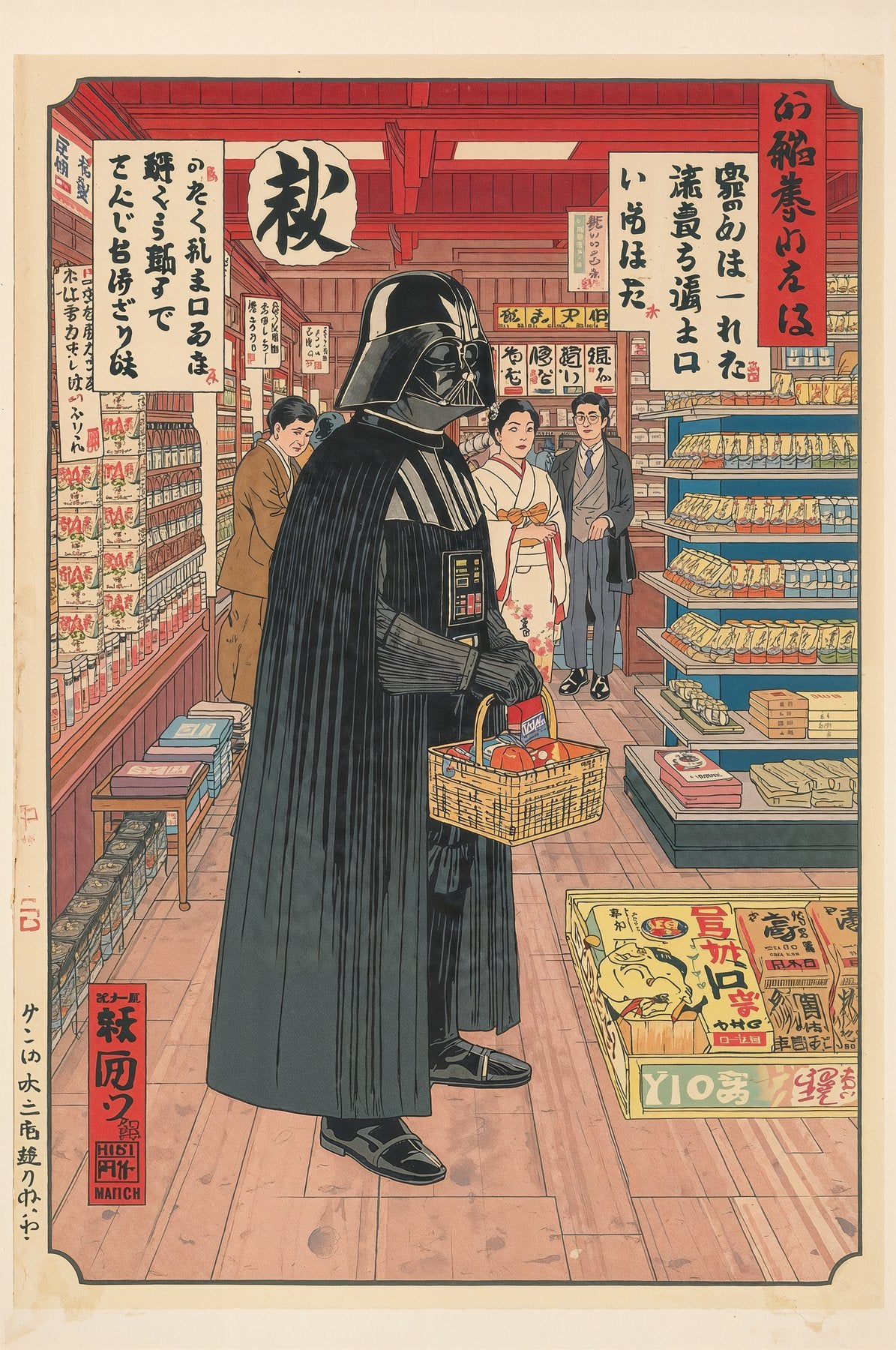 Sato Hageshi - Grocery Run - Signed and Numbered 9/10