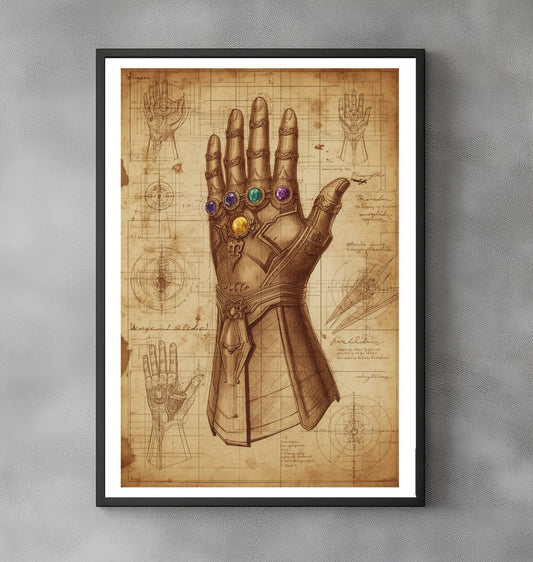 Soniku – The Infinity Gauntlet Codex – Thanos – Giclée – Signed and Numbered 7/10