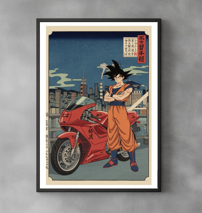 Sato Hageshi – Urban Saiyan – Pop Art – Signed and Numbered 7/10