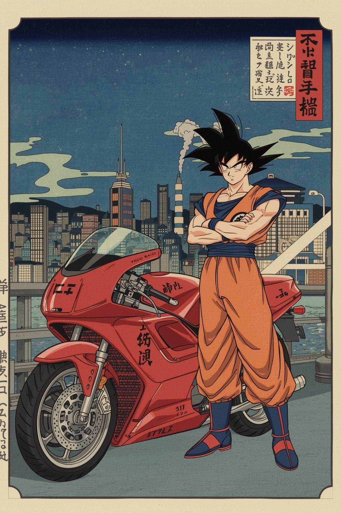 Sato Hageshi – Urban Saiyan – Pop Art – Signed and Numbered 7/10