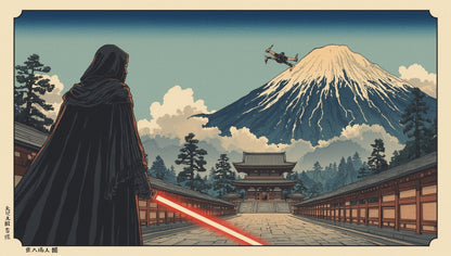 Sato Hageshi – Duel at Fuji Temple – Sith – Signed and Numbered 6/10