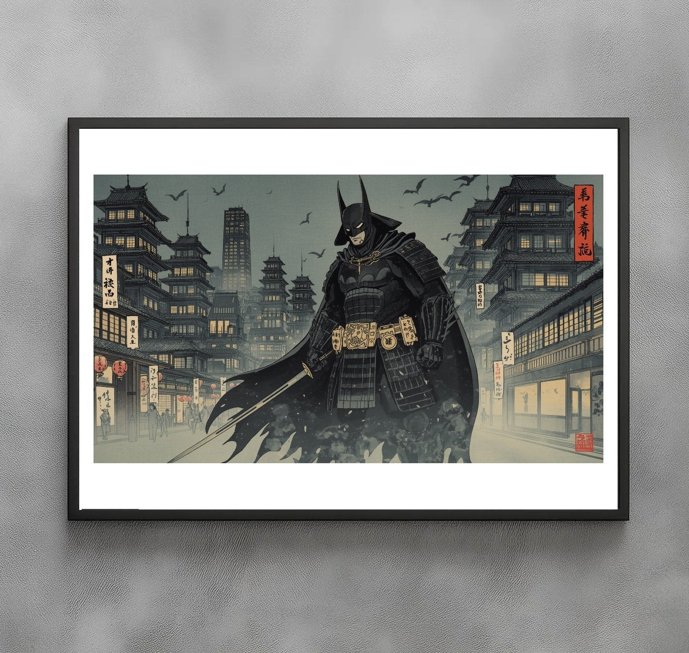 Sato Hageshi – The Dark Lord – Batman – Pop Art – Signed and Numbered 3/10