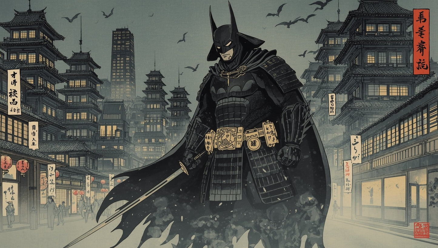 Sato Hageshi – The Dark Lord – Batman – Pop Art – Signed and Numbered 3/10