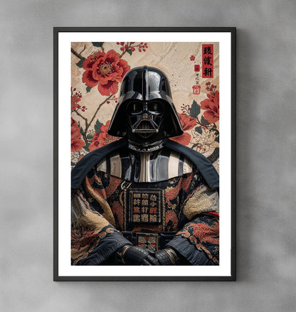 Sato Hageshi – Empire in Bloom – Darth Vader Portrait – Signed and Numbered 2/10