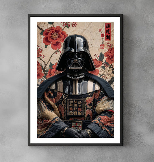 Sato Hageshi – Empire in Bloom – Darth Vader Portrait – Signed and Numbered 2/10
