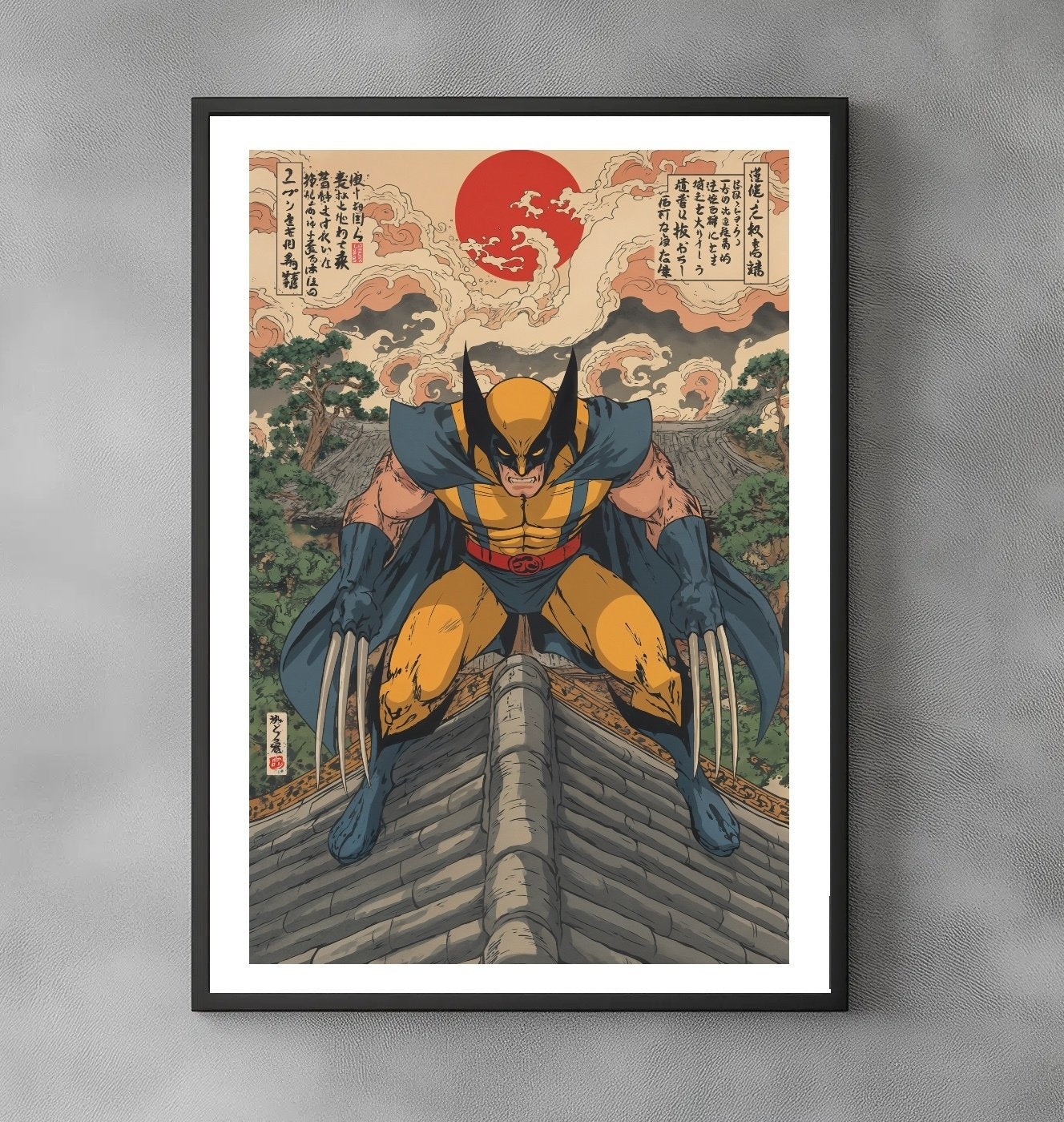 Sato Hageshi – Wolverine, the Bushidō Claws – Pop Art – Signed and Numbered 9/10