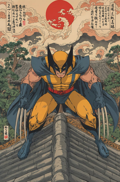 Sato Hageshi – Wolverine, the Bushidō Claws – Pop Art – Signed and Numbered 9/10