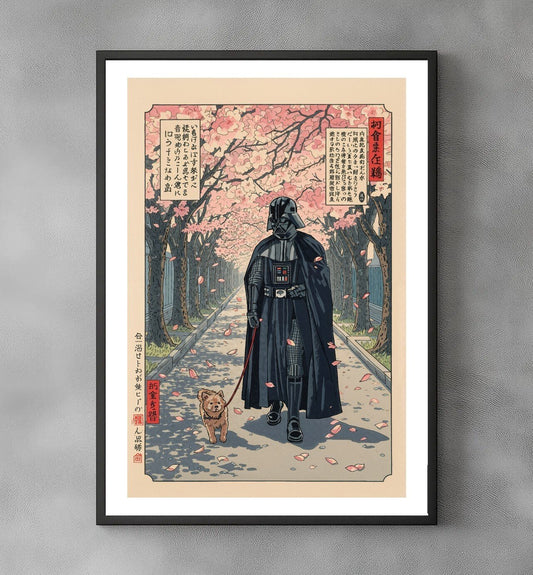 Sato Hageshi - Dark Lord’s Day Off - Darth Vader - Signed and numbered 7/10