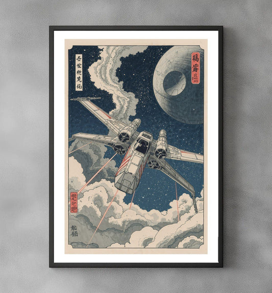 Sato Hageshi - Attack on the Death Star - Signed and numbered 9/10