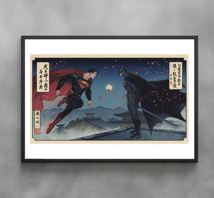 Sato Hageshi - Moonlit Duel of Justice - Signed and numbered 1/10