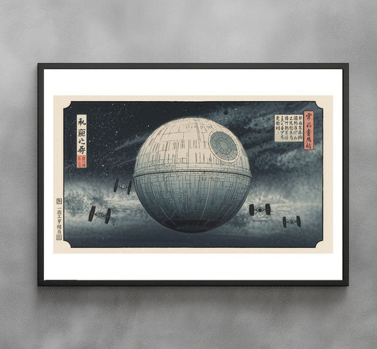 Sato Hageshi - Calm Before Destruction - Death Star - Signed and numbered 6/10