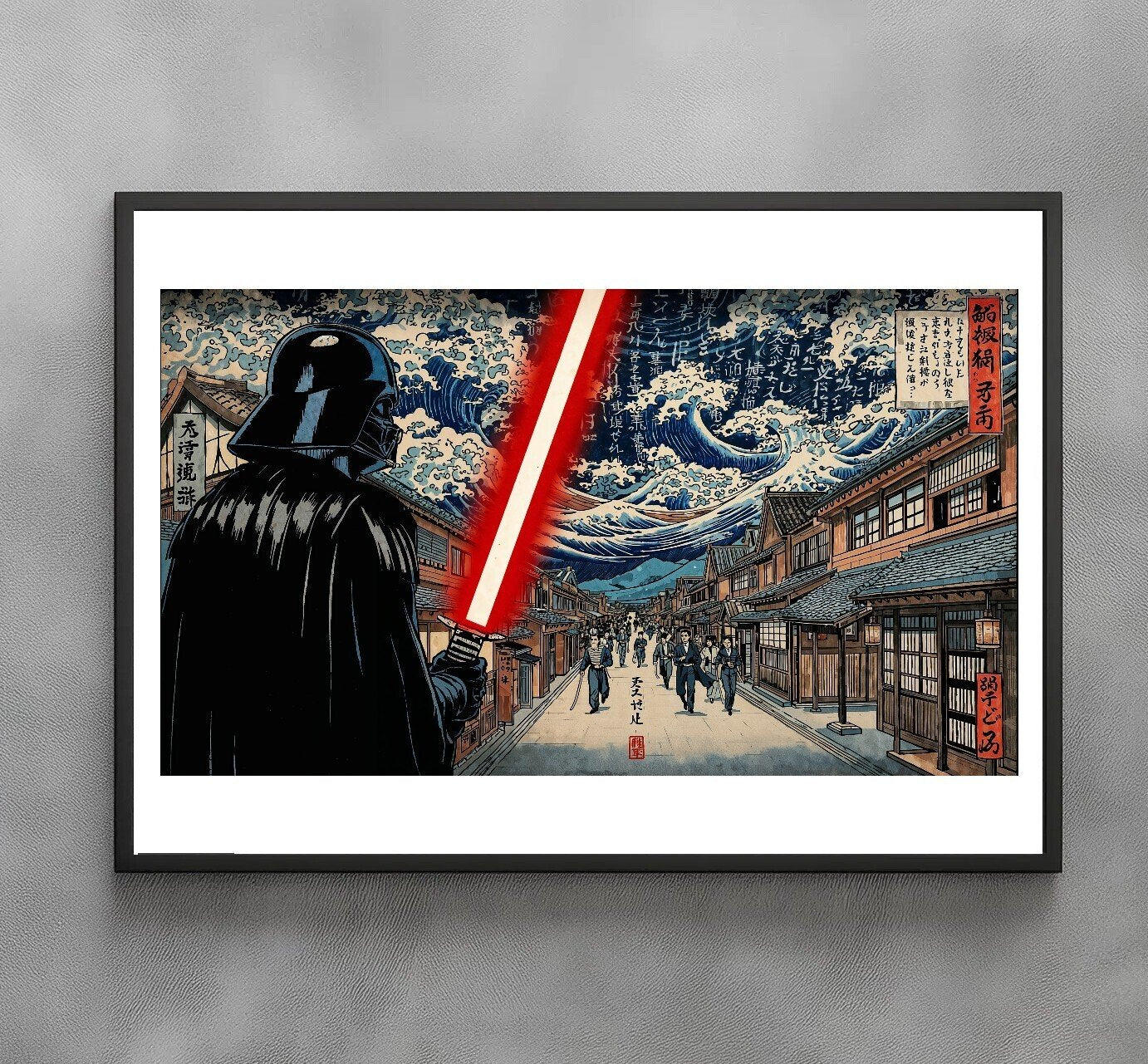 Sato Hageshi – Calm Before Storm – Darth Vader – Signed and Numeroted 7/10