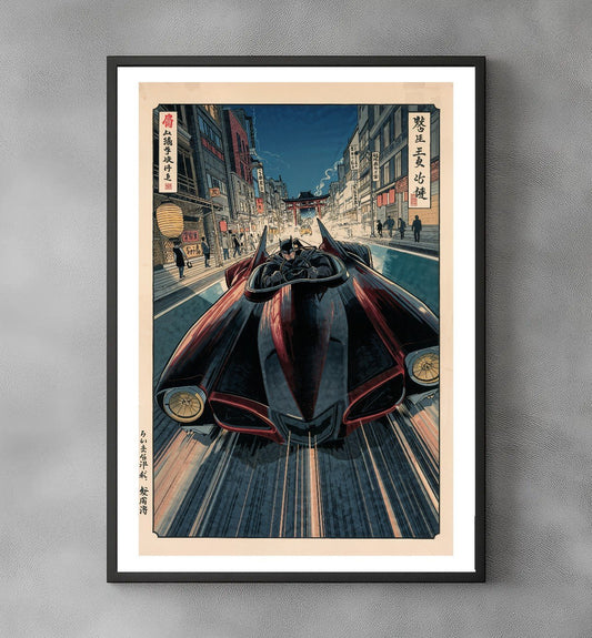 Sato Hageshi - The Night Rider - Batman- Signed and numbered 4/10
