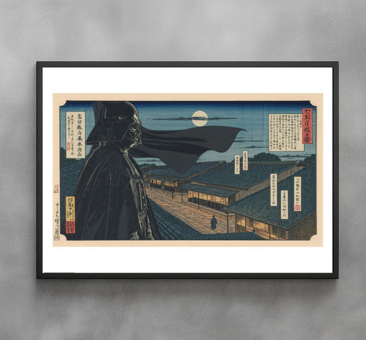 Sato Hageshi - Sith Lord in the Old Town - Darth Vader - Signed and numbered 4/10