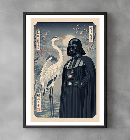 Sato Hageshi - The Crane and the Lord - Signed and numbered 1/10