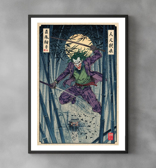 Sato Hageshi - Blade of Madness - Joker Batman - Signed and numbered 4/10