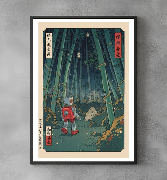 Sato Hageshi - Tin Toy - Where Circuits Meet Spirits - Signed and Numbered 7/10