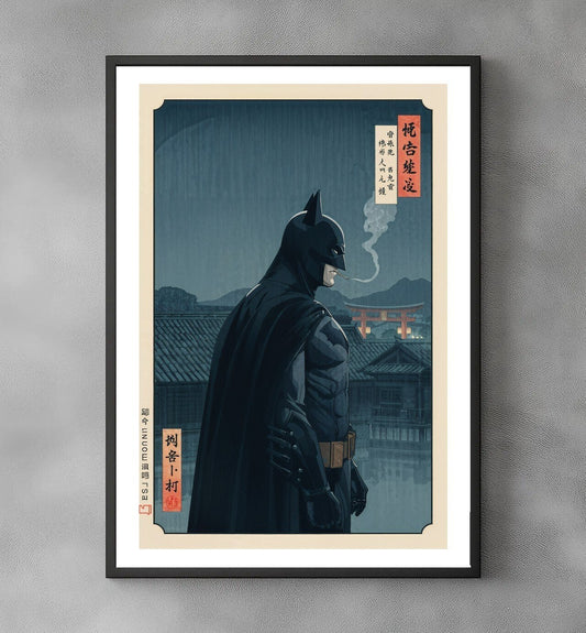 Sato Hageshi - Noir Rain - Batman - Signed and numbered 2/10