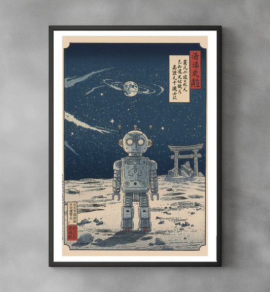 Sato Hageshi - Celestial Gatekeeper - Tin Toys - Pop Art - Signed and Numbered 3/10