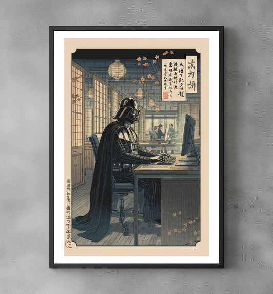 Sato Hageshi - Vader’s Workday - Darth Vader -  Signed and numbered 5/10