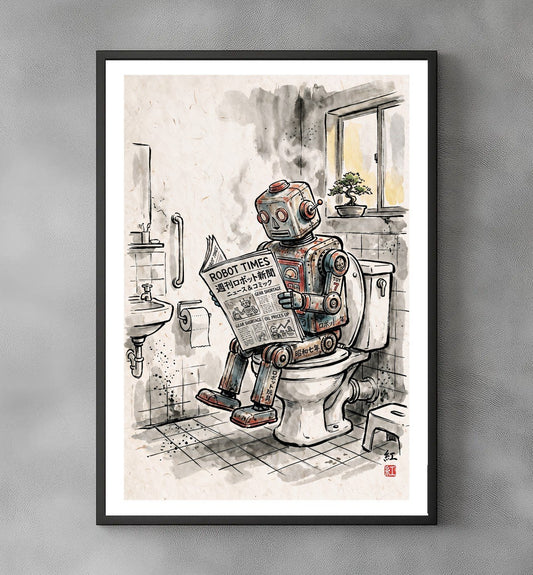 Sato Hageshi - Morning Routine - Tin Toys - Signed and Numbered 4/10