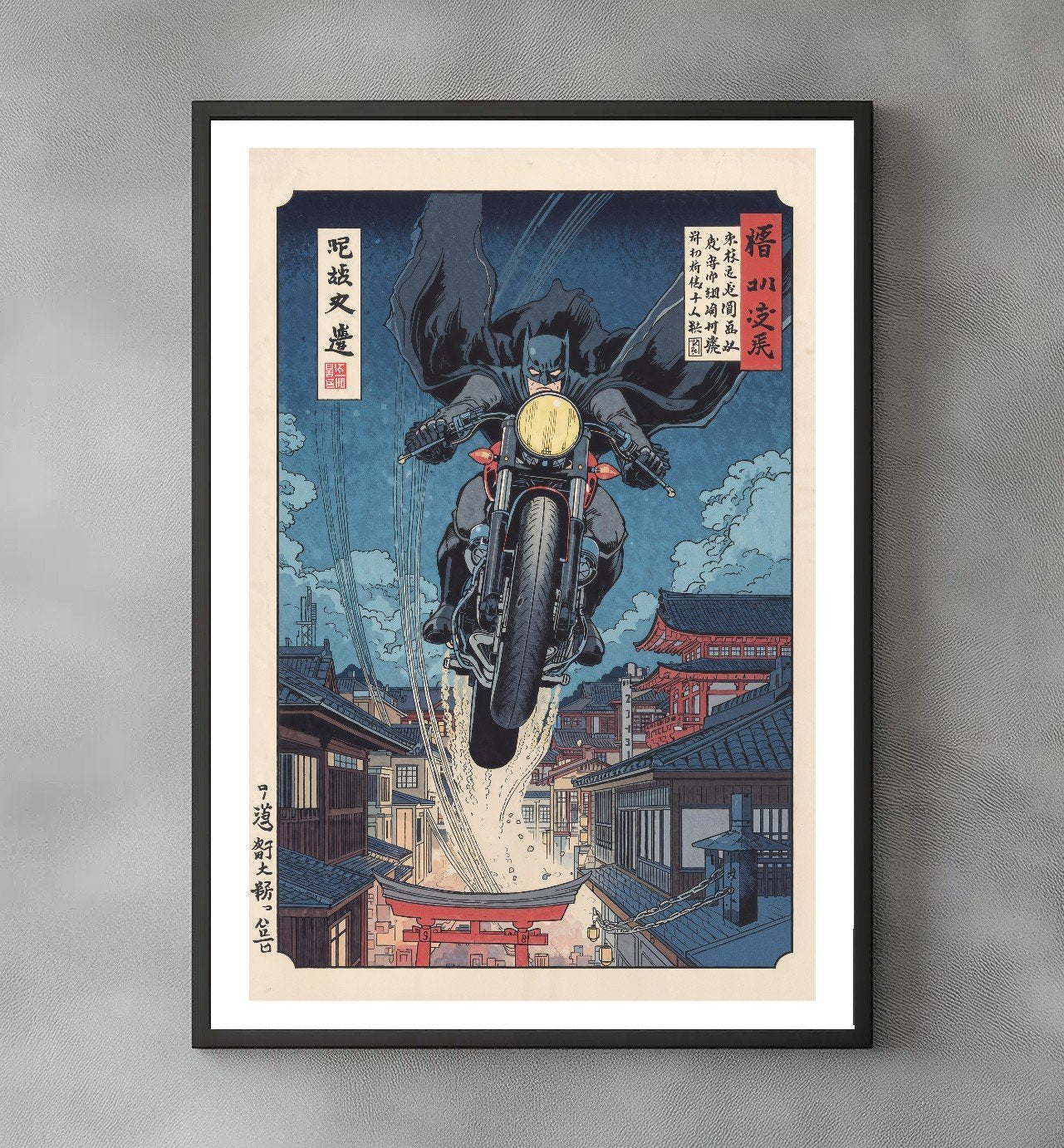 Sato Hageshi - Wings of Dark Justice - Signed and numbered 1/10