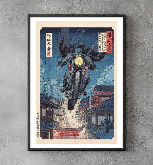 Sato Hageshi - Wings of Dark Justice - Batman - Signed and numbered 1/10