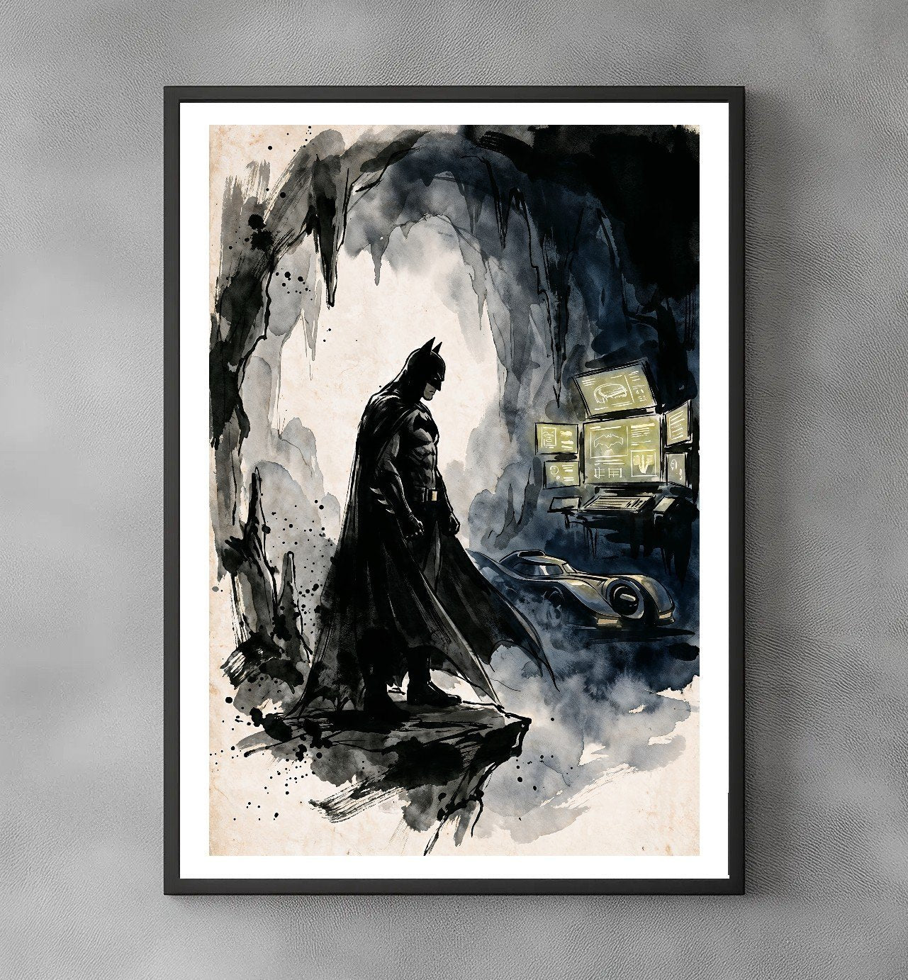 Sato Hageshi - In the Batcave - Signed and numbered 9/10