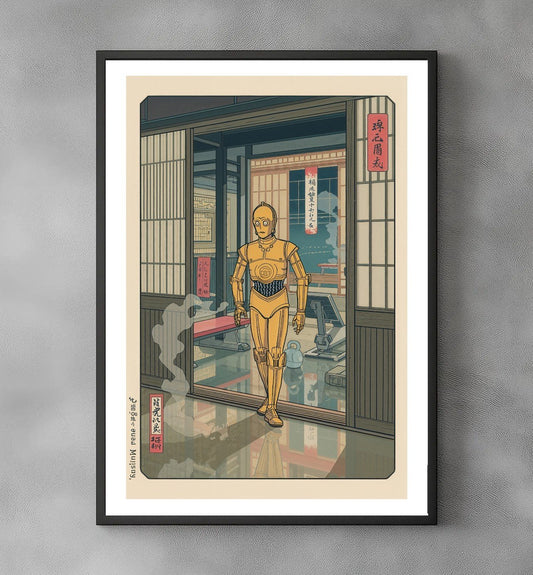Sato Hageshi - Droid's Workout - C-3PO - Signed and numbered 2/10
