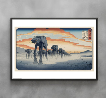 Sato Hageshi - The Iron Procession - AT-AT - Signed and Numbered 2/10