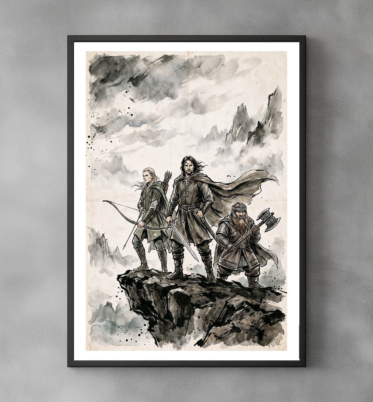 Sato Hageshi - The Lord of the Rings – Guardians of Middle-earth - Signed and Numbered 2/10