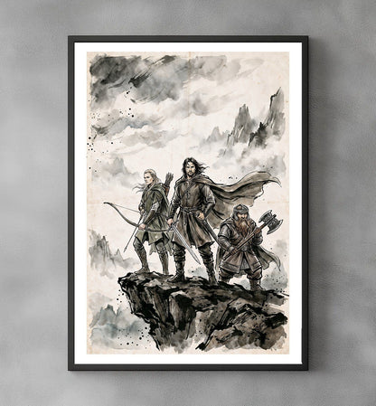 Sato Hageshi - The Lord of the Rings – Guardians of Middle-earth - Signed and Numbered 2/10